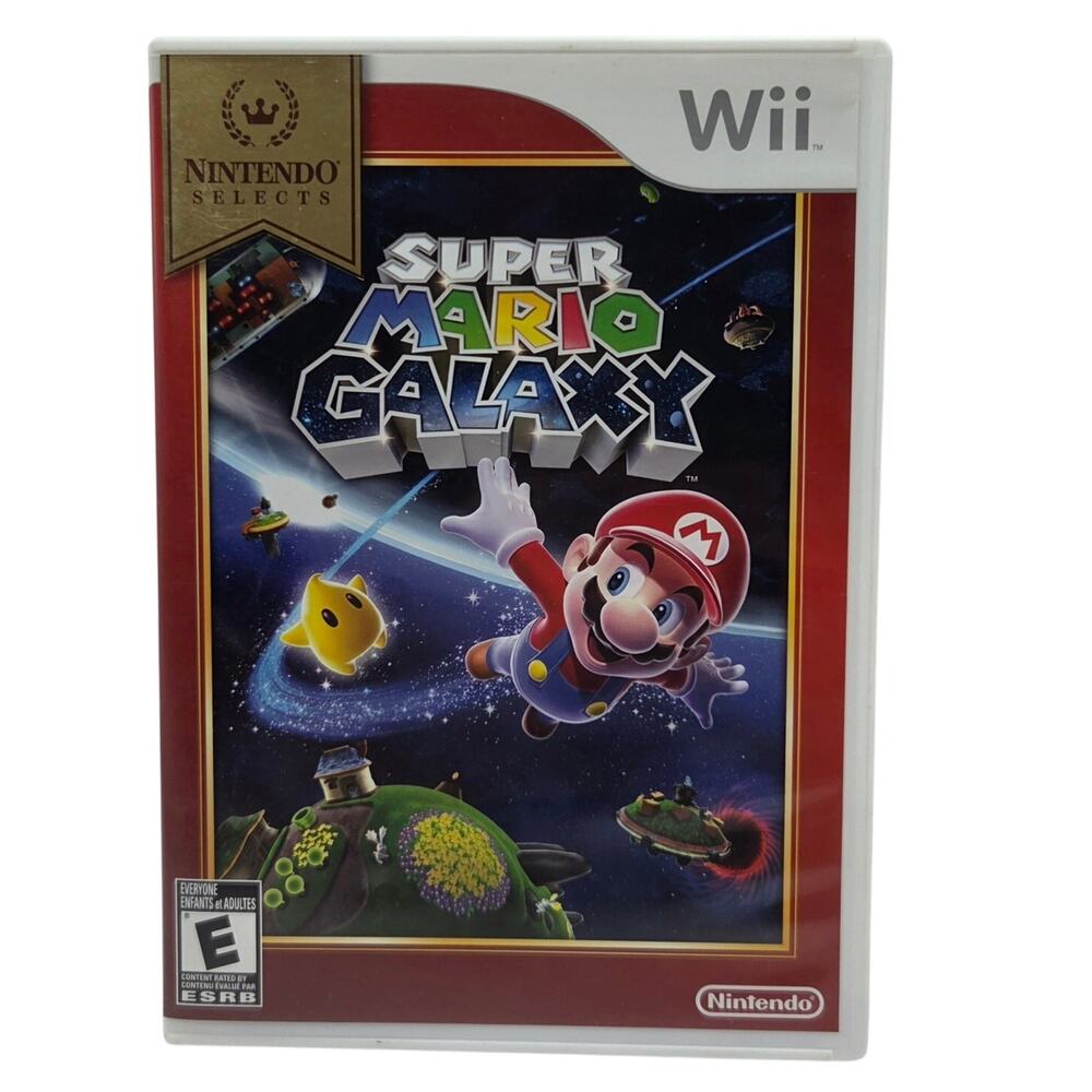 Super Mario Galaxy Nintendo Selects Wii Complete Very Good Condition
